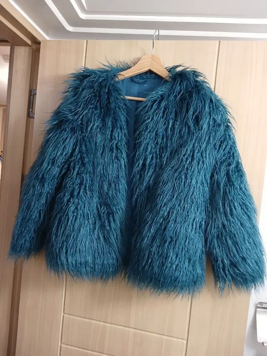 お買い得，限定セール キッズエメラルドファーショートジャケット その他