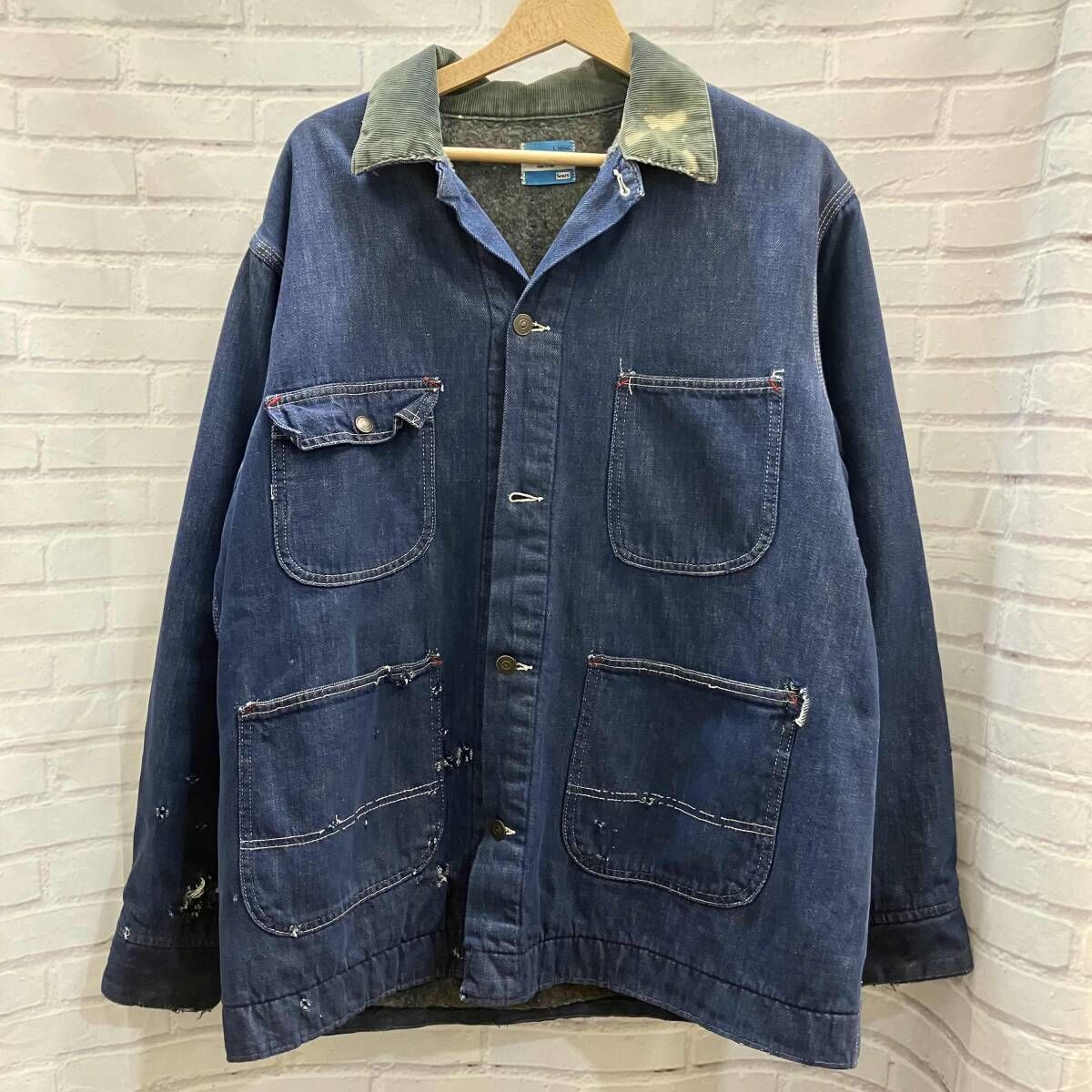 Sears / シアーズ / 70s / ステンシルプリント襟コーデュロイ