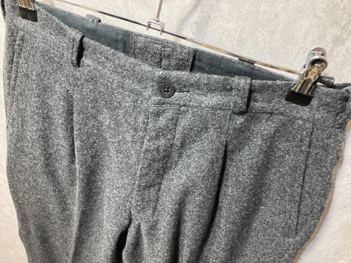 オールドジョー oldjoe グレー　トラウザー 34 OLD JOE&CO ウールトラウザー サイズ34 グレー オールドジョー - メルカリ