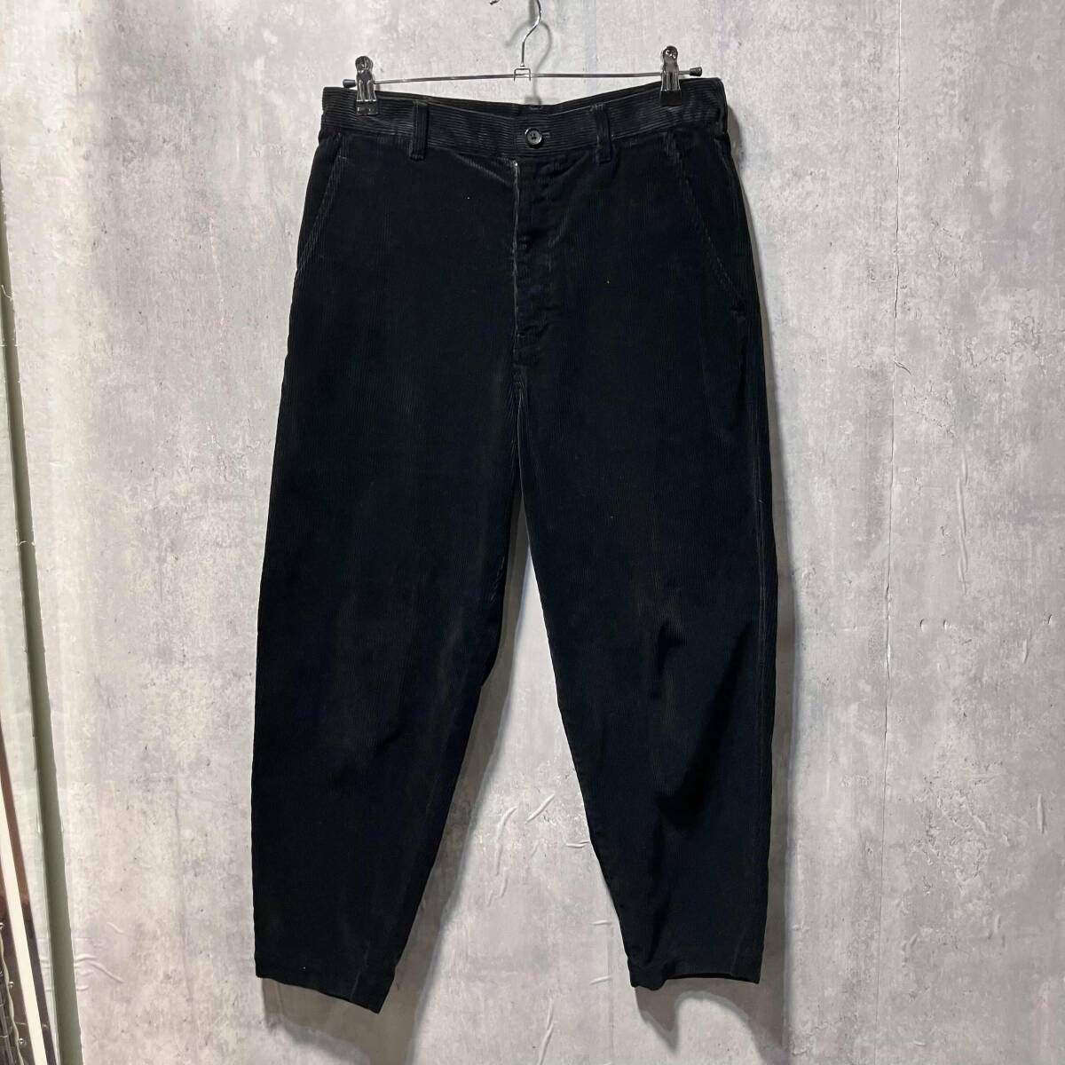 19 AW COMME des GARCONS HOMME コーデュロイパンツ HD P 028 サイズXS ブラック コムデギャルソンオム