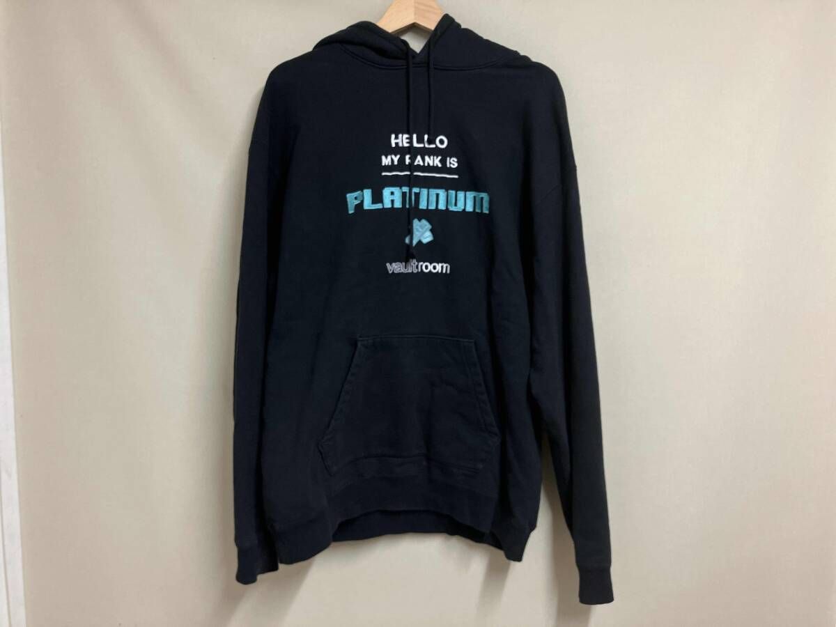 VAULT ROOM ボルトルーム PLATINUM Hoodie プラチナムフーディー