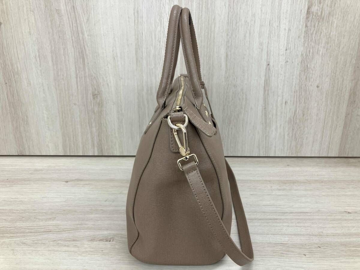 FURLA 2way ハンドバッグ ショルダーバッグ 203777 ブラウン系 茶色