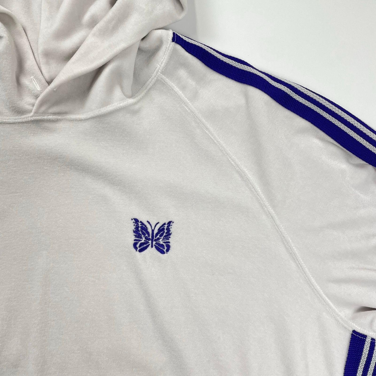 needles ニードルズ / Track Hoody - C/Pe Velour ベロア パーカー