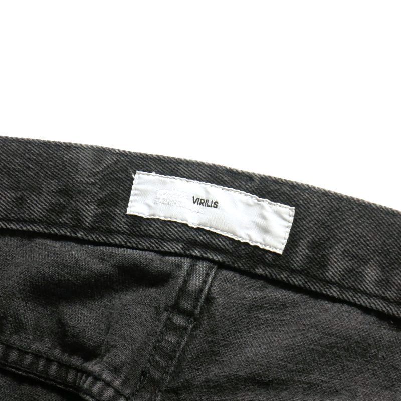 トーガ TOGA VIRILIS 21SS Zip Denim Pants ジップデニムパンツ