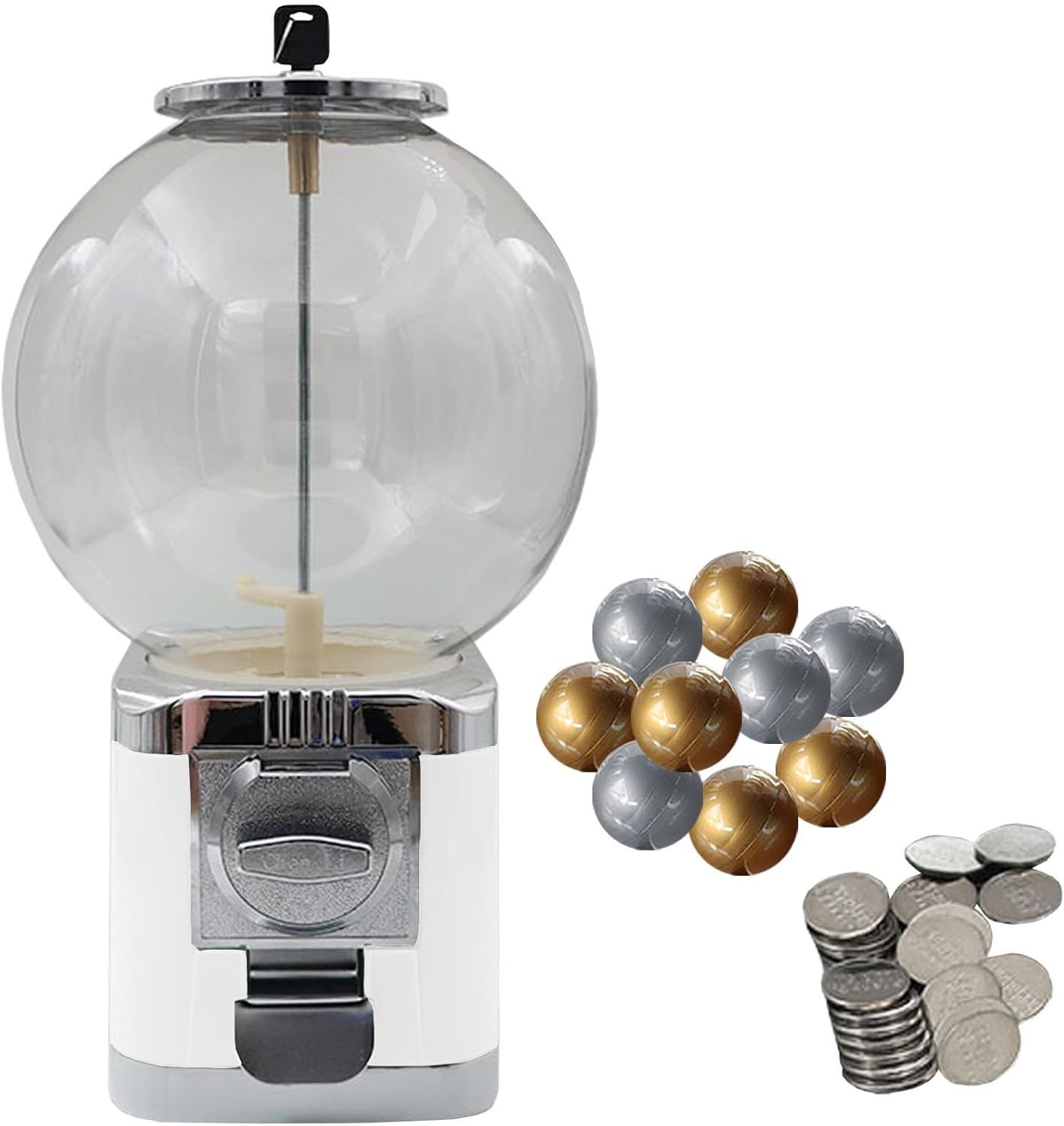 sac taske ガチャ機 本体 メダル カプセル トイ マシーン パーティー イベント ホワイト