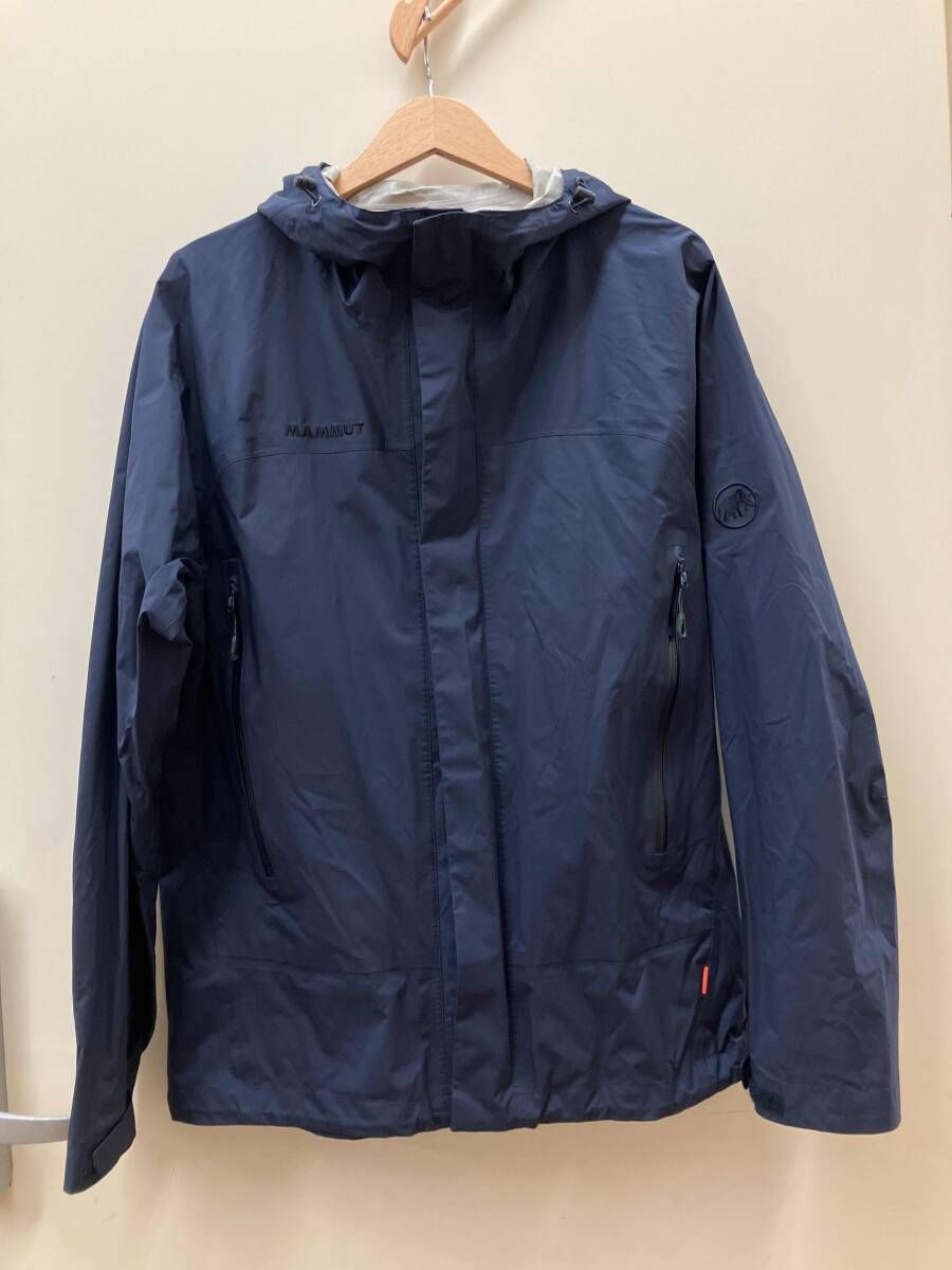 MAMMUT メンズXL ダブルジップ ナイロンジャケット ネイビー マムート
