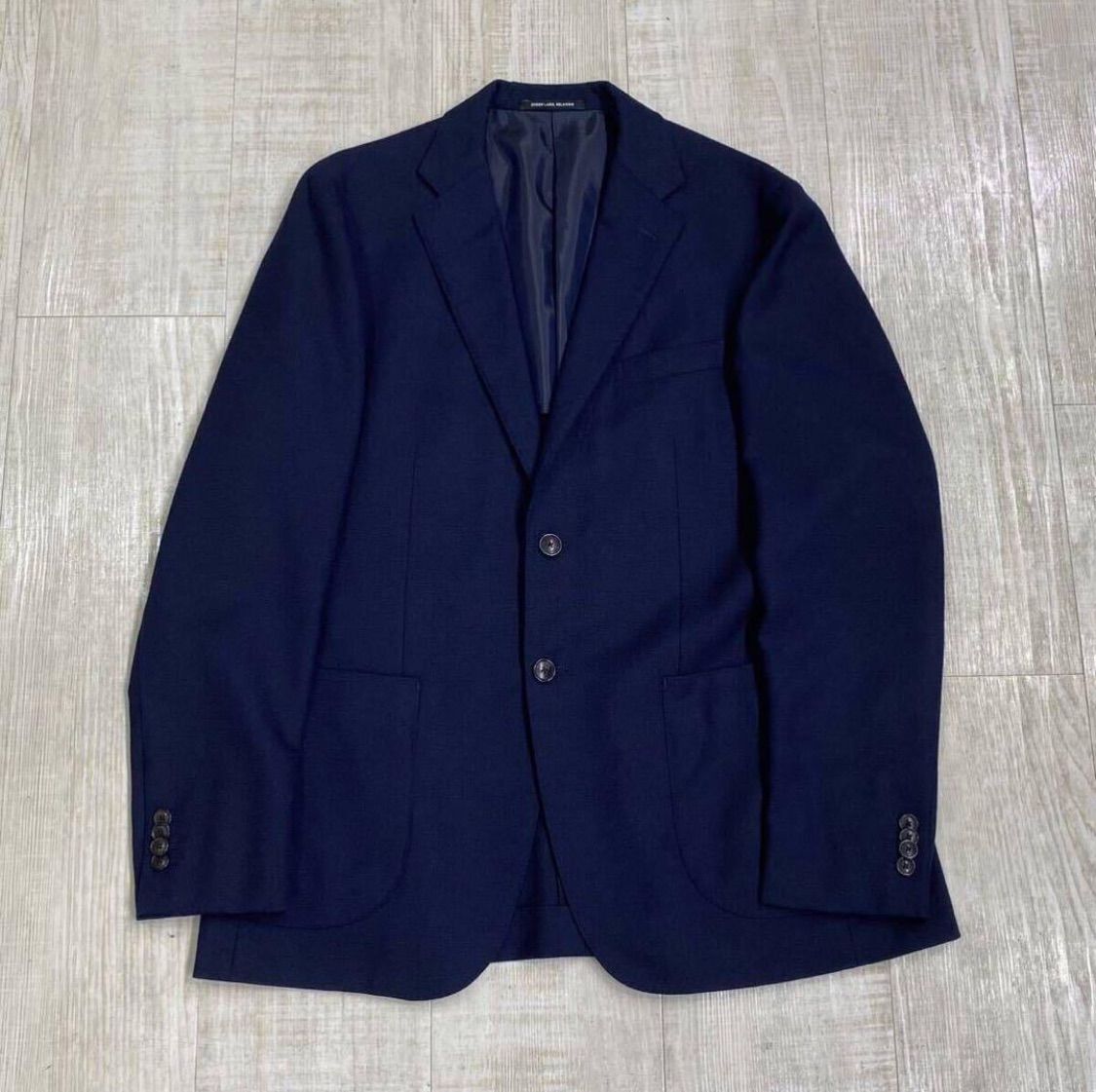 【高級ラインタグ】ユナイテッドアローズ テーラードジャケット 50 ネイビー 高級ラインタグ】ユナイテッドアローズ テーラードジャケット 50