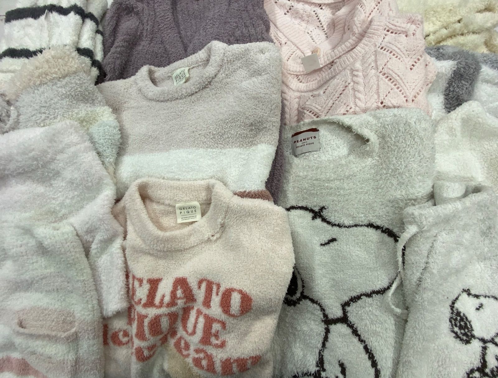 S 304 ジェラートピケ おまとめ 14点 セットアップ トップス パンツ スヌーピー入り