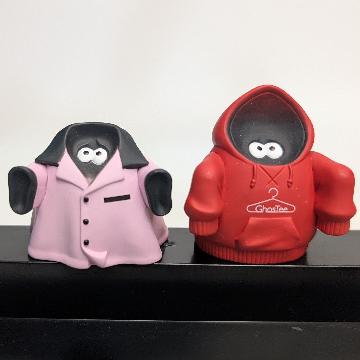 Ghostie Stand Figure Normal 2 Piece Set Gacha No Pedestal Hoodie Red Bowling Shirt
