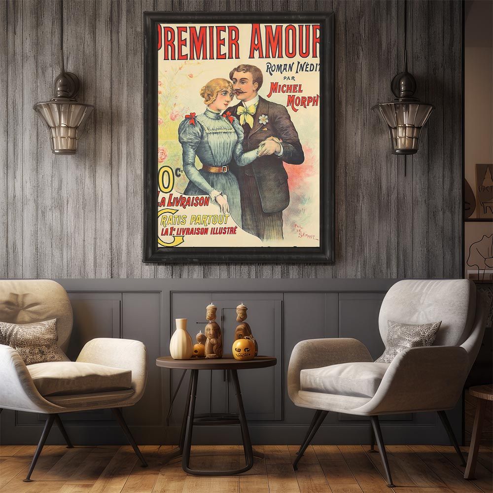 B4サイズ（約25x36cm）】【bn-poster-1430】超古いポスター 復刻 絵画