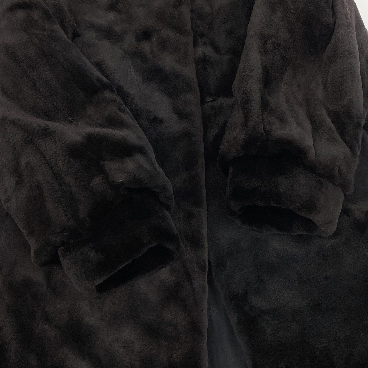 6L5 BALENCIAGA バレンシアガ シェアードミンク ロングコート サイズF