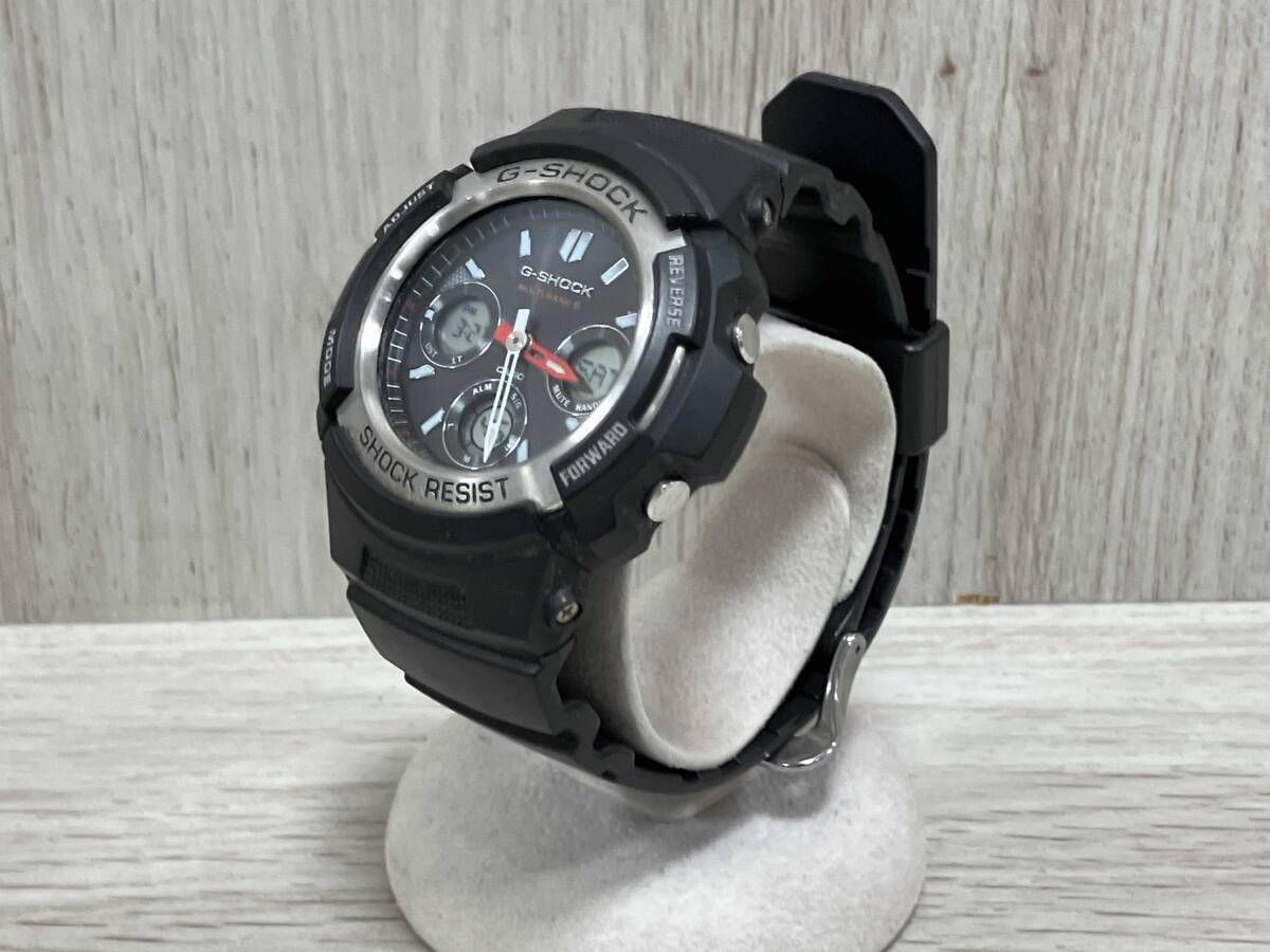 G-SHOCK AWG-M100BW ブラック 電波ソーラー 充電HI G-SHOCK ブラック