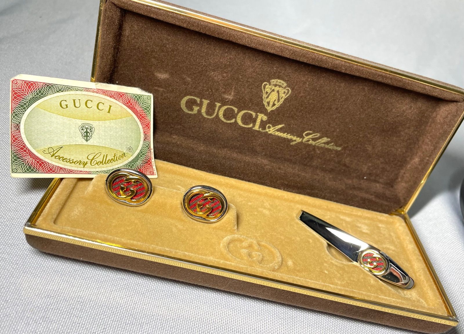 GUCCI グッチ インターロッキングG シェリーライン ヴィンテージカフス