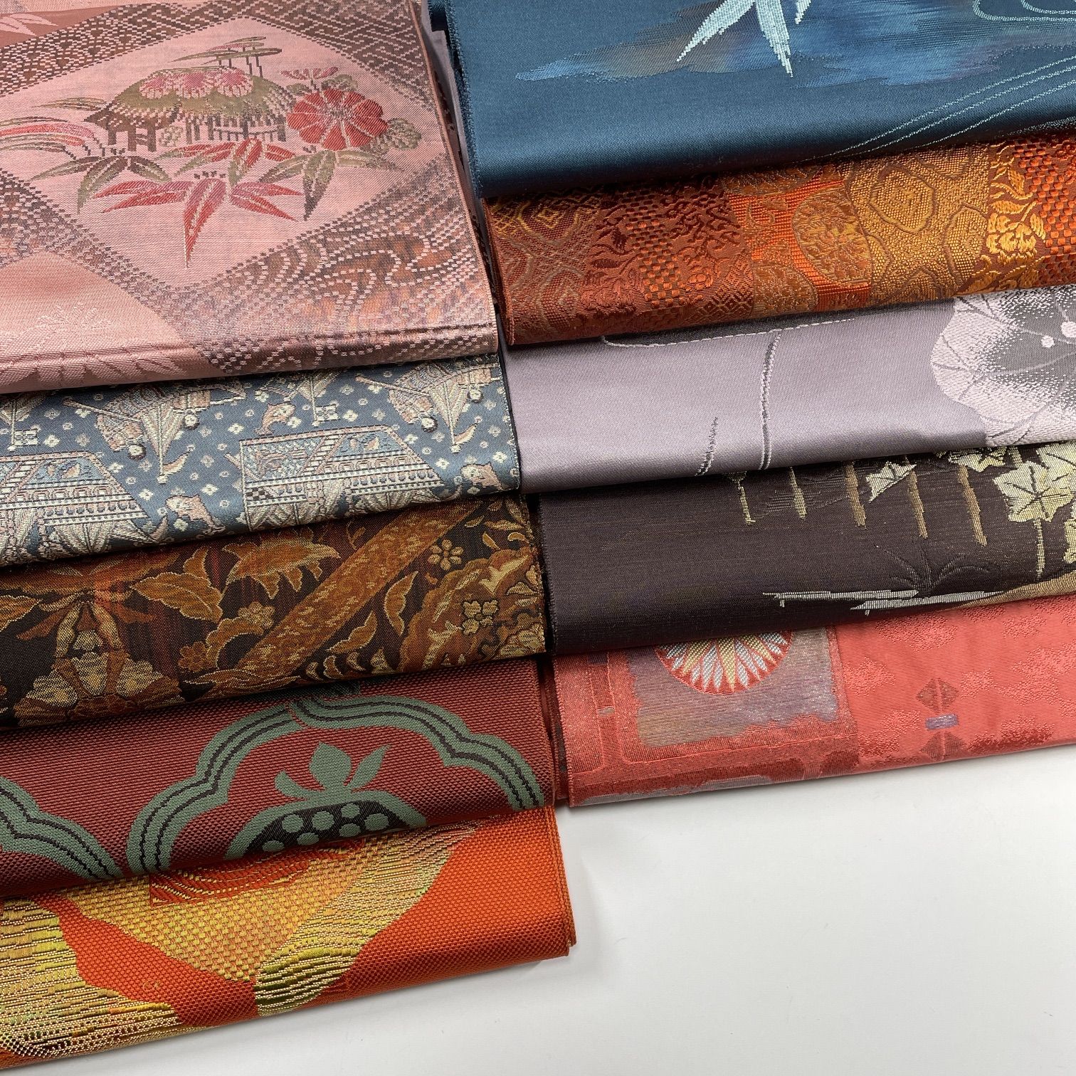 名古屋帯 10本 正絹 帯まとめ売り 同梱購入歓迎 リメイク用 着付け練習