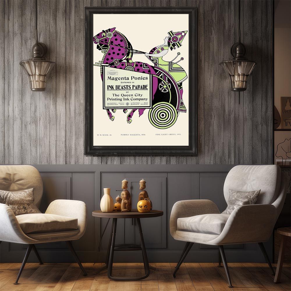 B4サイズ（約25x36cm）】【bn-poster-1451】超古いポスター 復刻 絵画