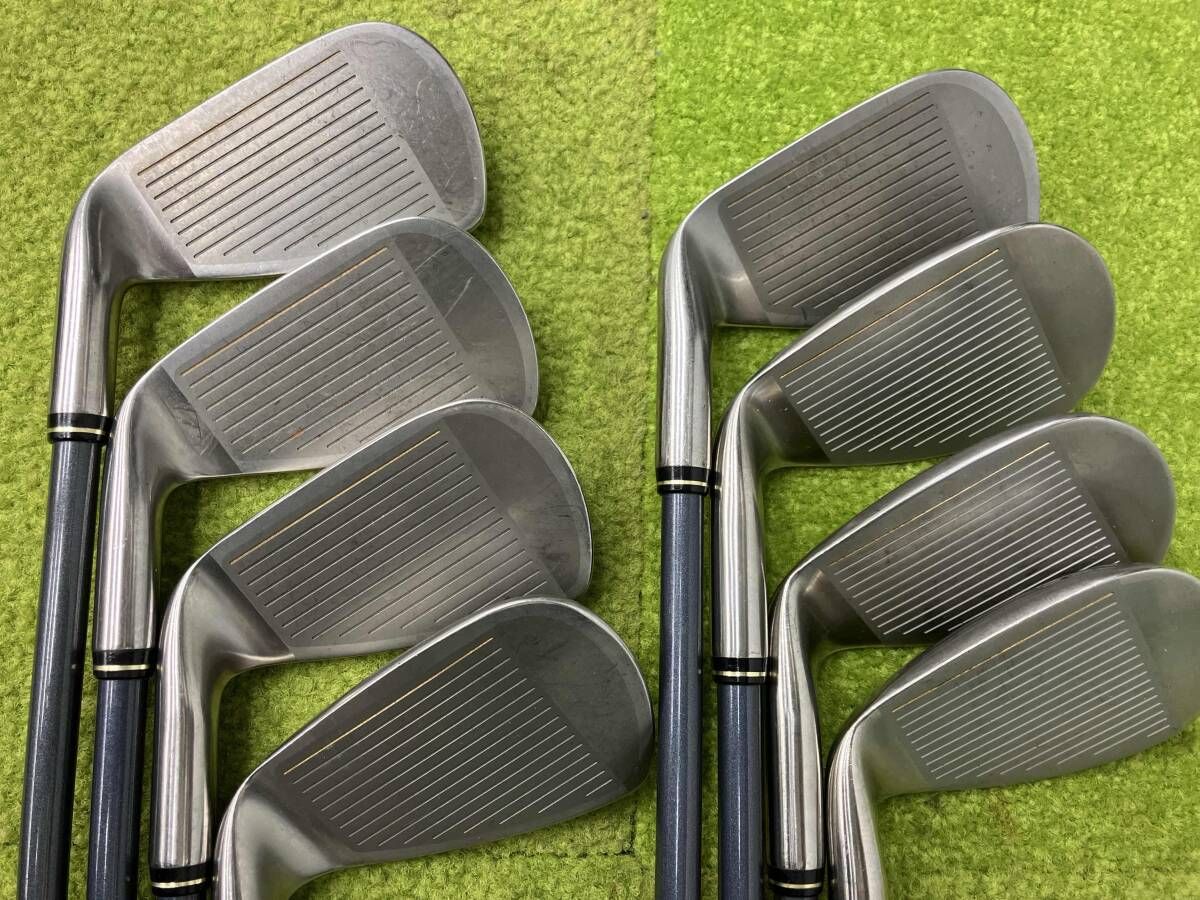 DUNLOP HI-BRID CF 1 HB 200 FLEX R 5 9 S A P 8本 アイアンセット