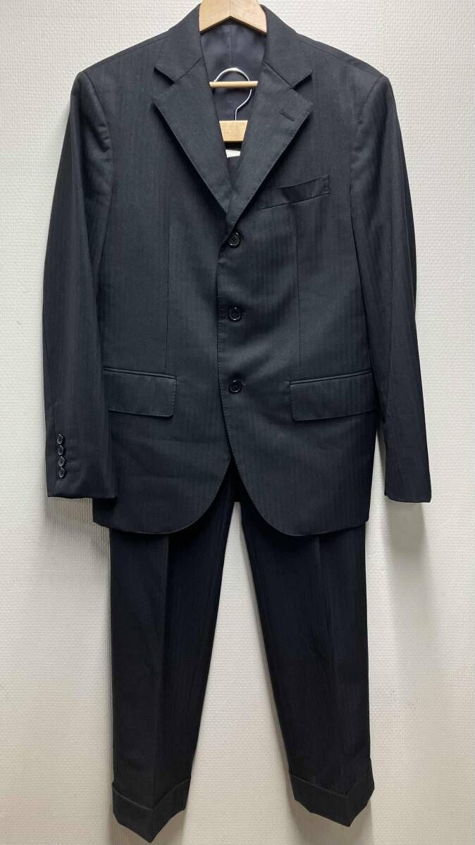 J.PRESS Essential Clothing 3ピース セットアップ スーツ テーラードジャケット ベスト ジレ スラックス パンツジェイプレス A 4