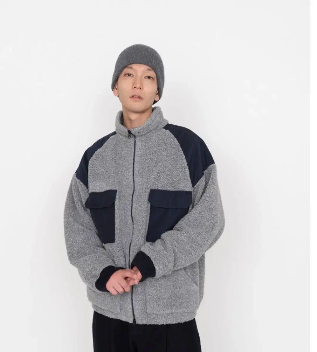 M ナナミカ ヴィンテージ ウール フリース ジャケット