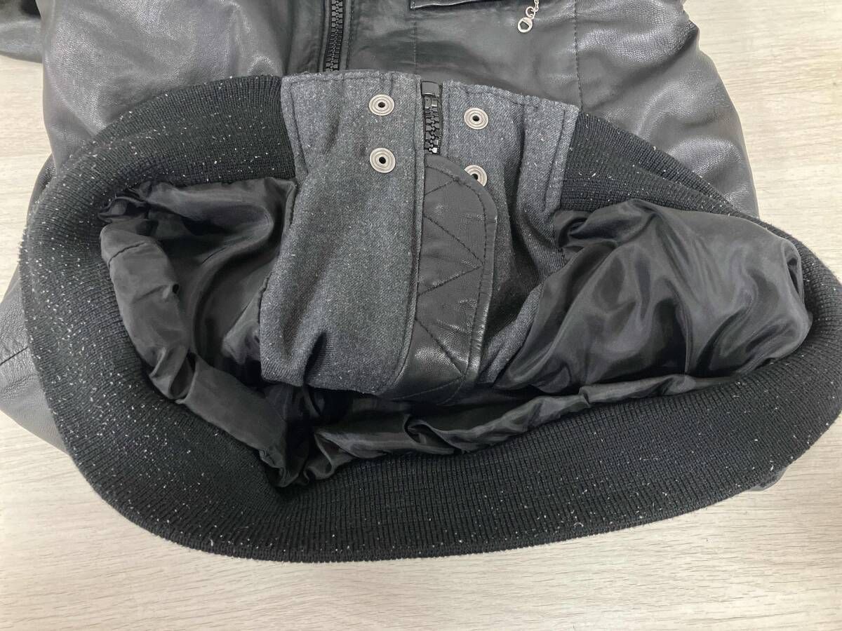 DIESEL/ディーゼル/レザージャケット/シープレザー/ブラック/サイズS 最新