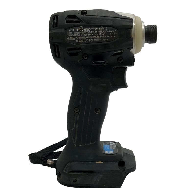 makita マキタ 18 V 充電式インパクトドライバ TD 172 D ブラック ビット フック付属 品 お渡し
