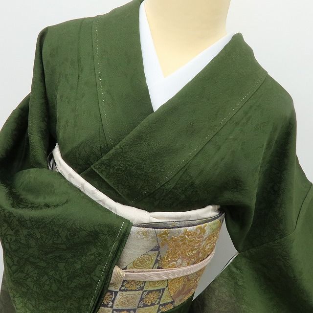  六花-RIKKA- 未着用 正絹 作家物落款 付下げ 着物 A 4120 訪問着 付け下げ 着物