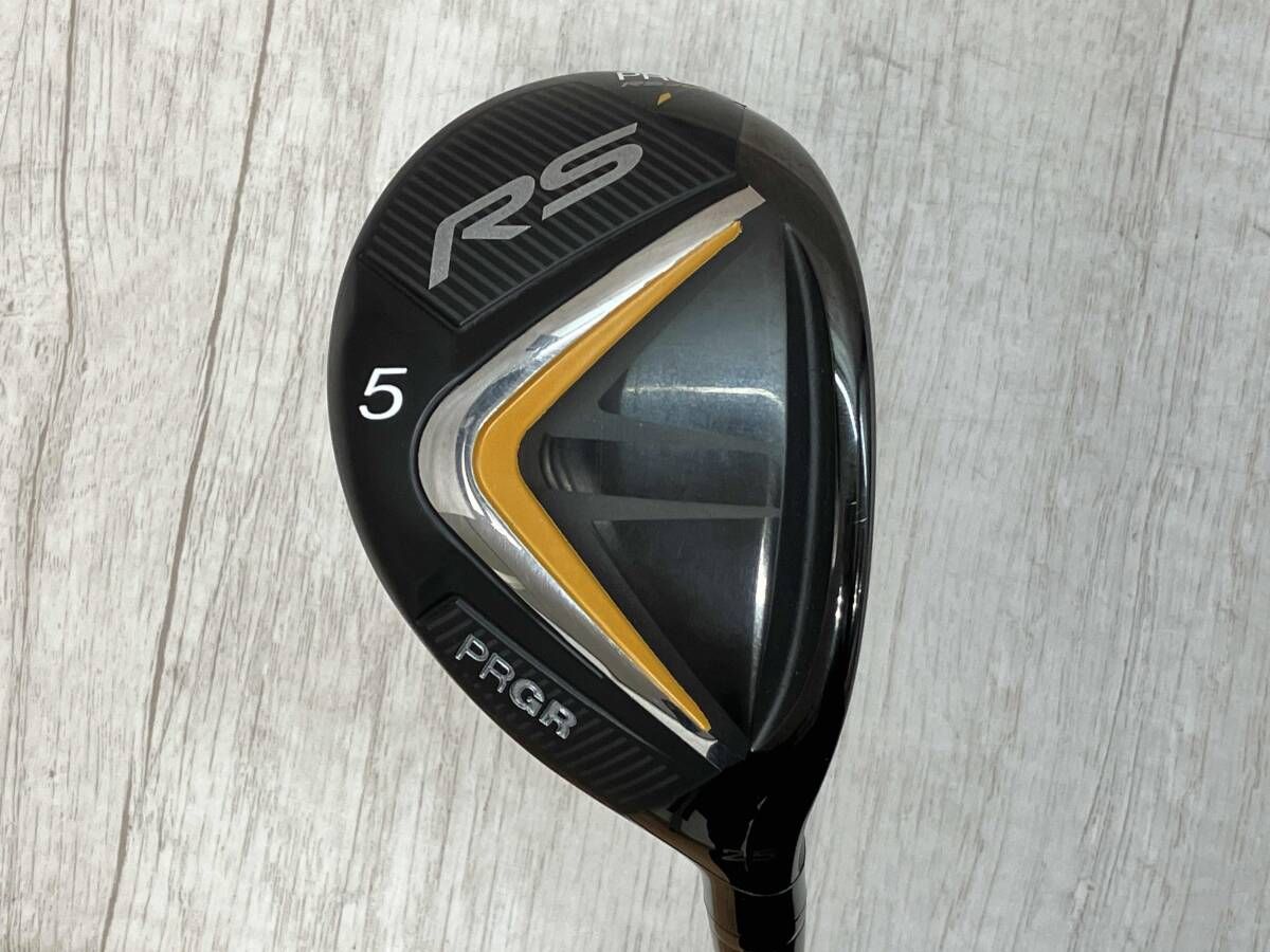 PRGR RS JUST 5 UT ユーティリティ プロギア FLEX S ロフト角 25° 男性右利き用 ヘッドカバー付き ゴルフクラブ