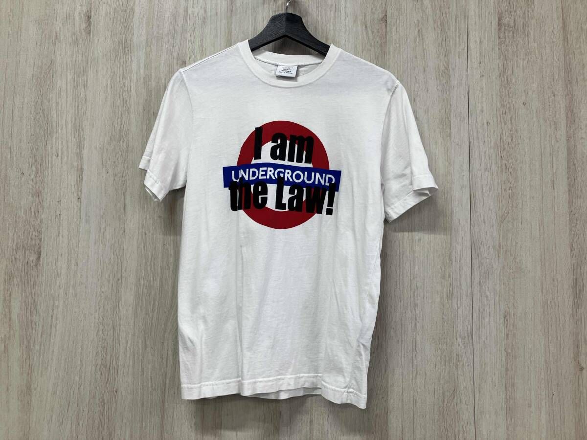 VETEMENTS ヴェトモン 18AW UAH19TR301 半袖Tシャツ XSサイズ ホワイト