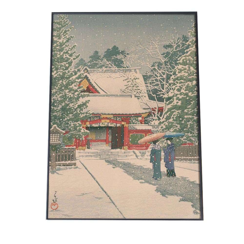 A4サイズ（約21x30cm）】【bn-poster-150】川瀬巴水 かわせはすい