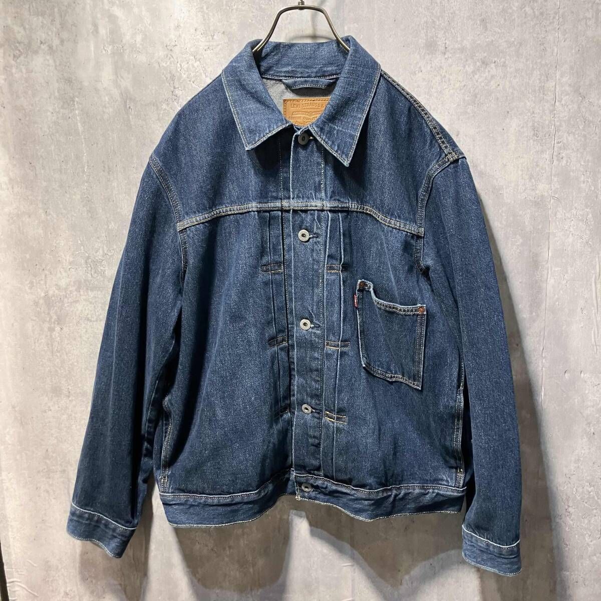 LEVI'S 1stモデル大戦デニムジャケット 復刻 サイズL ネイビー系
