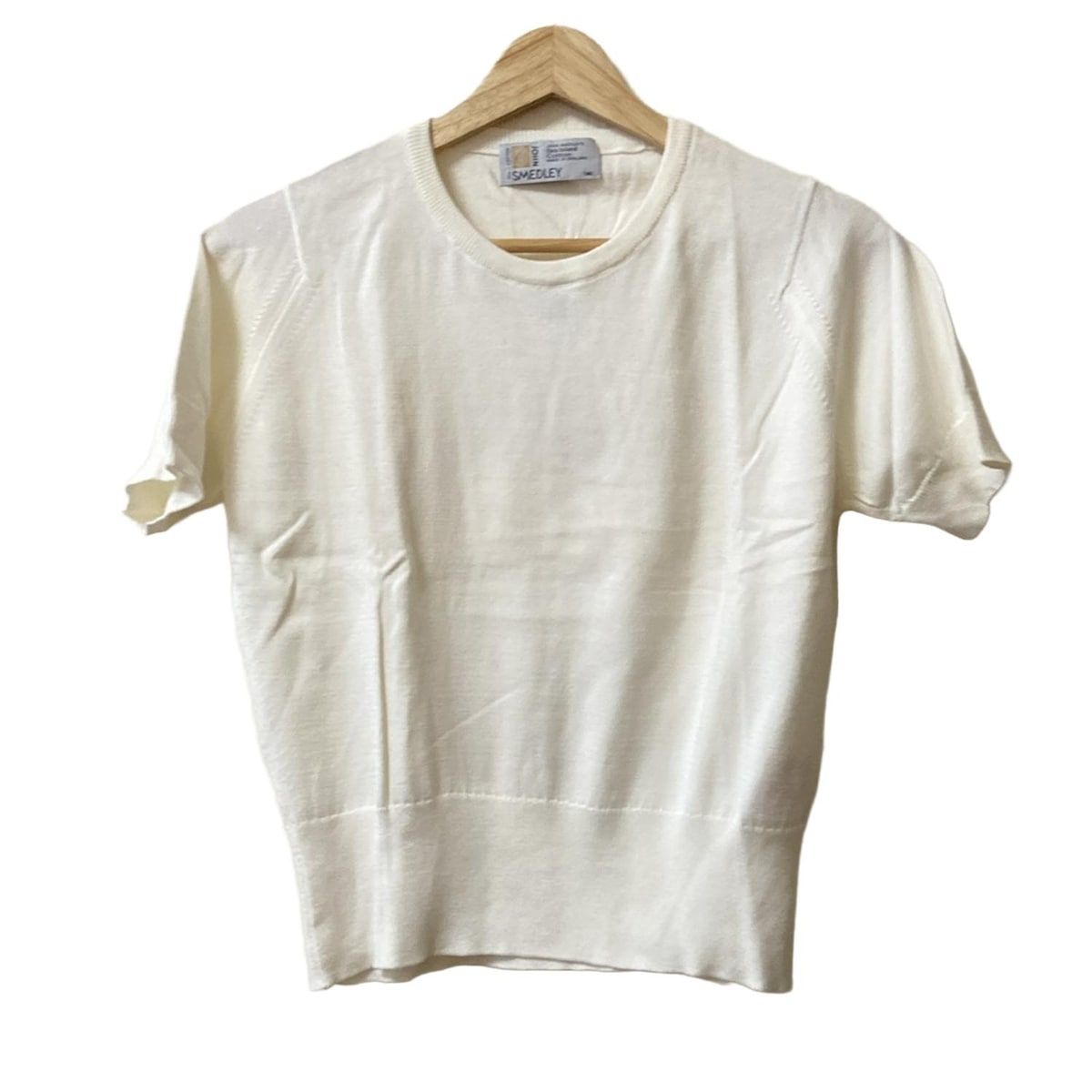 ジョンスメドレー JOHN SMEDLEY クルーネックニット メンズ 半袖ニット