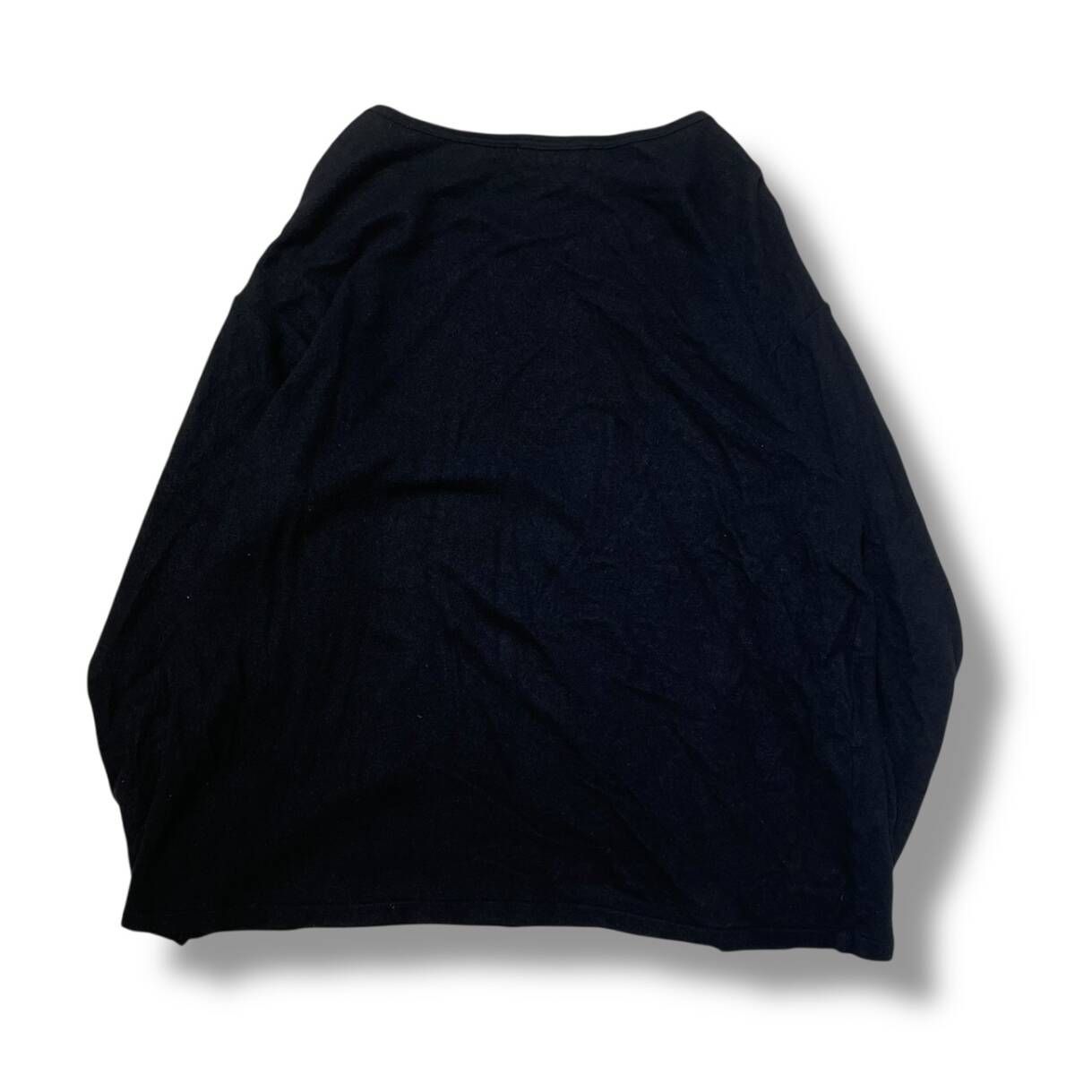 23 aw YOHJI POUR HOMME ニット ウール エアー天竺 丸首 長袖 HJ-T 04-170 サイズ3 ヨウジヤマモト プールオム