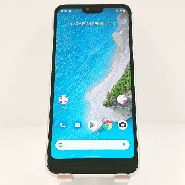 Android One S6 S6-KC Y!mobile ホワイト 送料無料 本体 c15862 - メルカリ