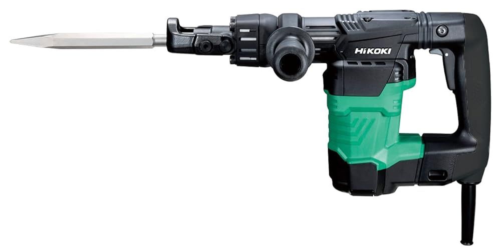 HiKOKI ハイコーキ ハンマ 六角シャンク 17 mm 耐久性向上 ブルポイント サイドハンドル ケース ストッパスイッチ付き H 41 SA 4