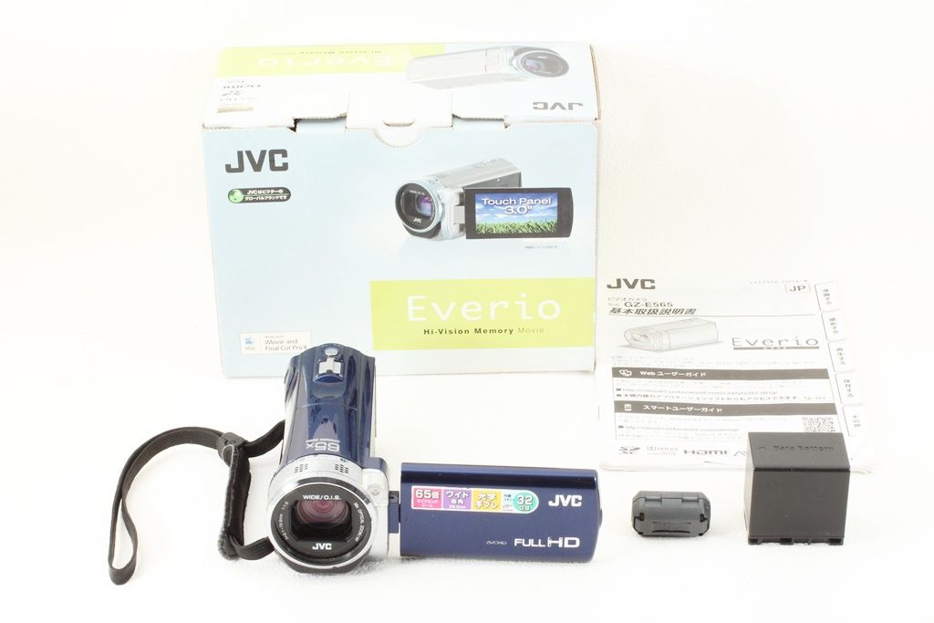 美品 JVC VICTOR ビクター EVERIO GZ-E565 ビデオカメラ - メルカリ