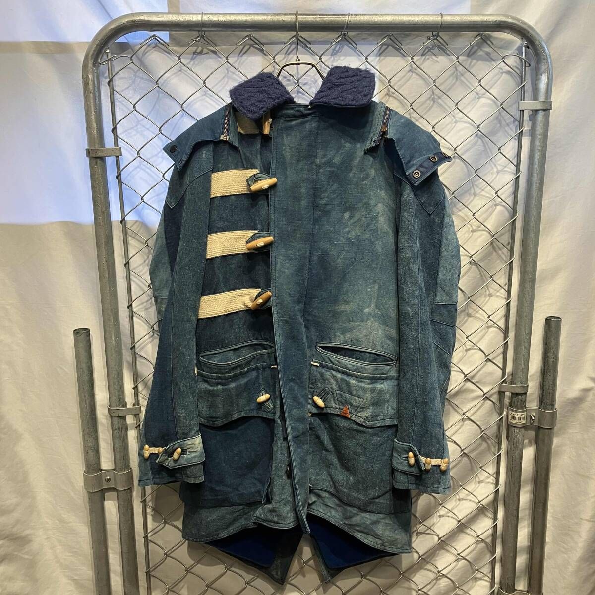 DENHAM デニム モッズコート ダッフルコート デタッチャブル 2way