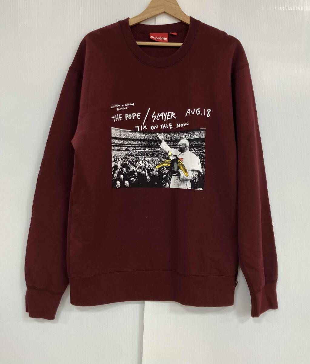 Supreme スウェット ワインレッド XLサイズ - メルカリ