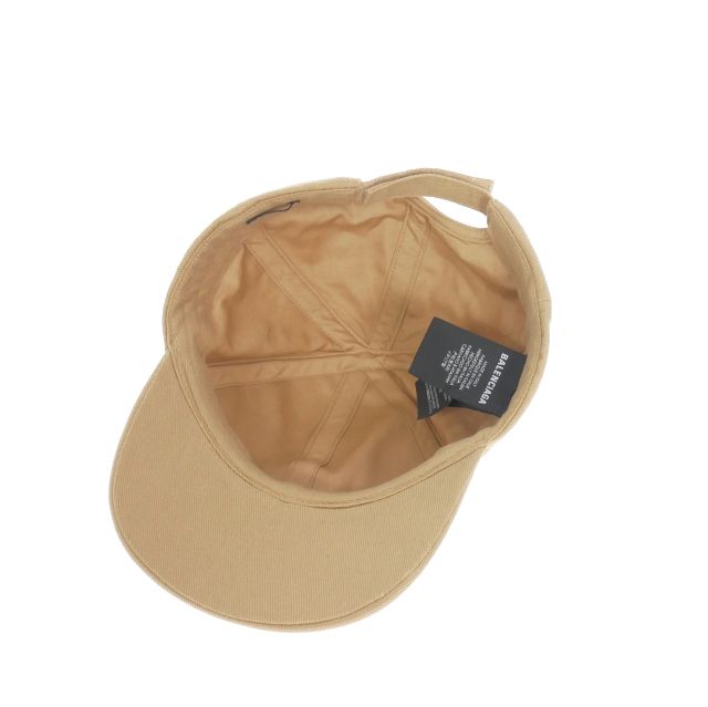バレンシアガ BALENCIAGA ロゴ刺繍 キャンバス キャップ 帽子 L 59cm