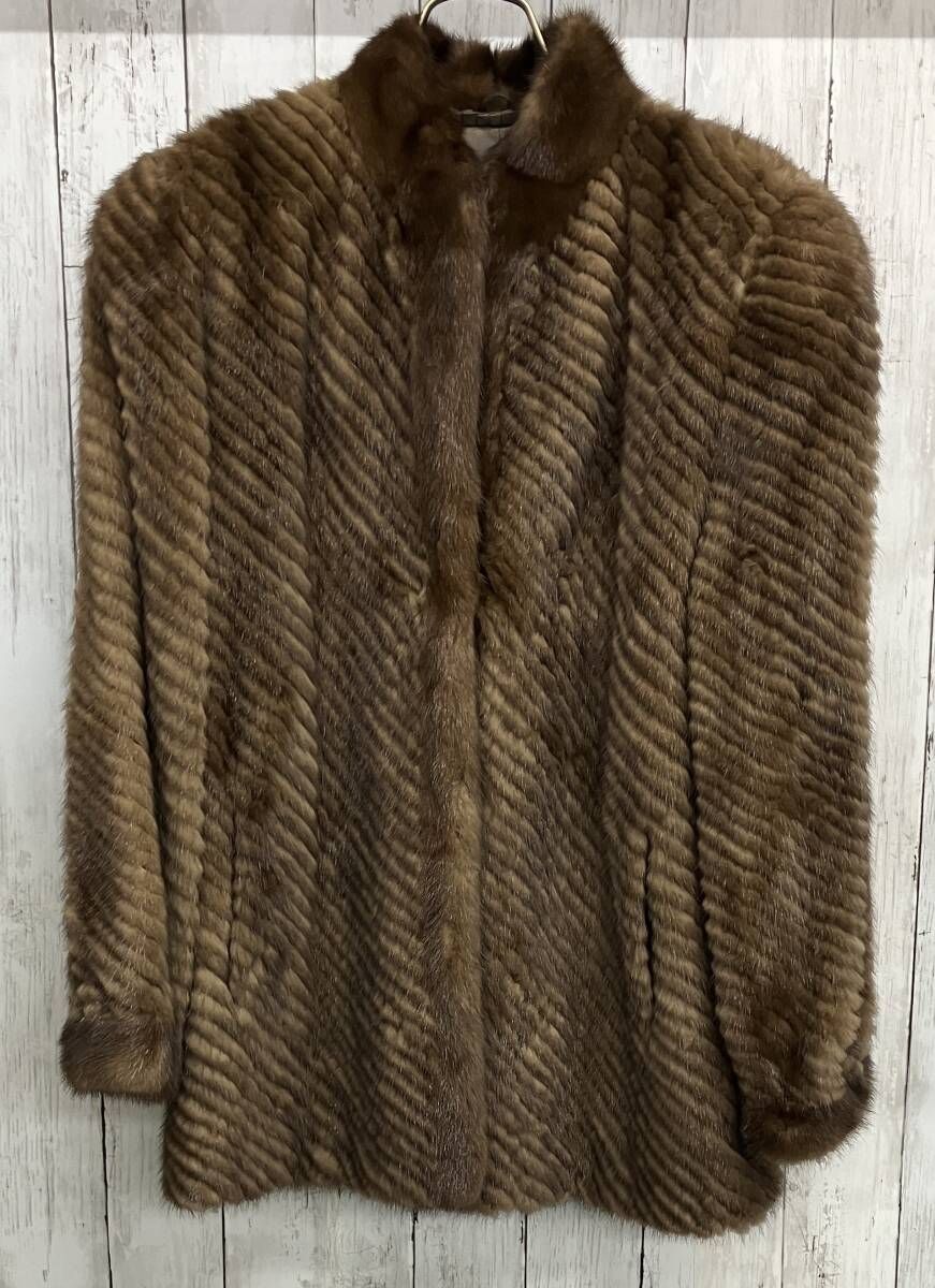 JINDO ミンクファーコート SAGA MINK 本物 金サガ size11 SAGA