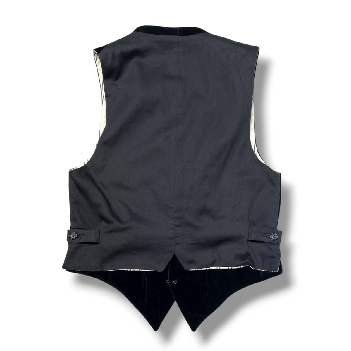 22AW YOHJI YAMAMOTO POUR HOMME ベスト コットンベルベットベスト