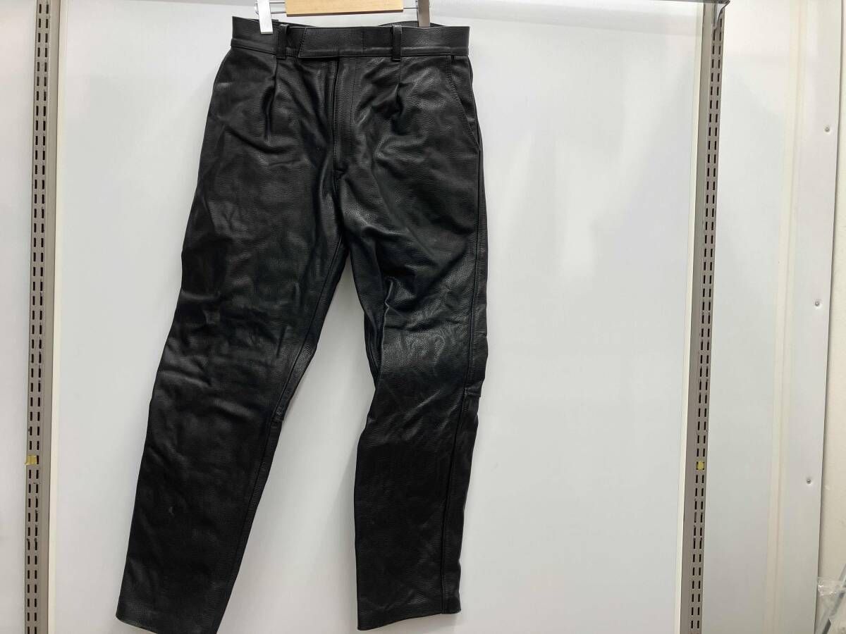 ペアスローブ　レザーパンツ PAIR SLOPE ペアスロープ レザーパンツ LEATHER PANTS - メルカリ