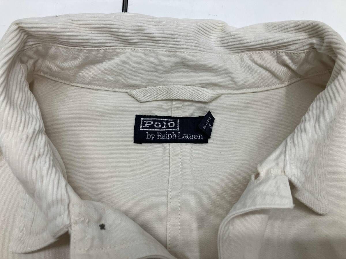 POLO RALPH LAUREN ラルフローレン カバーオール 90s ホワイト サイズL