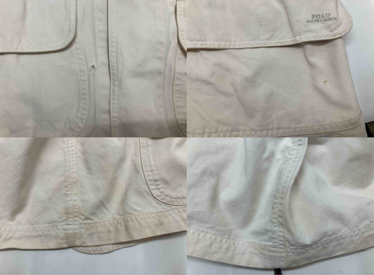 POLO RALPH LAUREN ラルフローレン カバーオール 90s ホワイト サイズL
