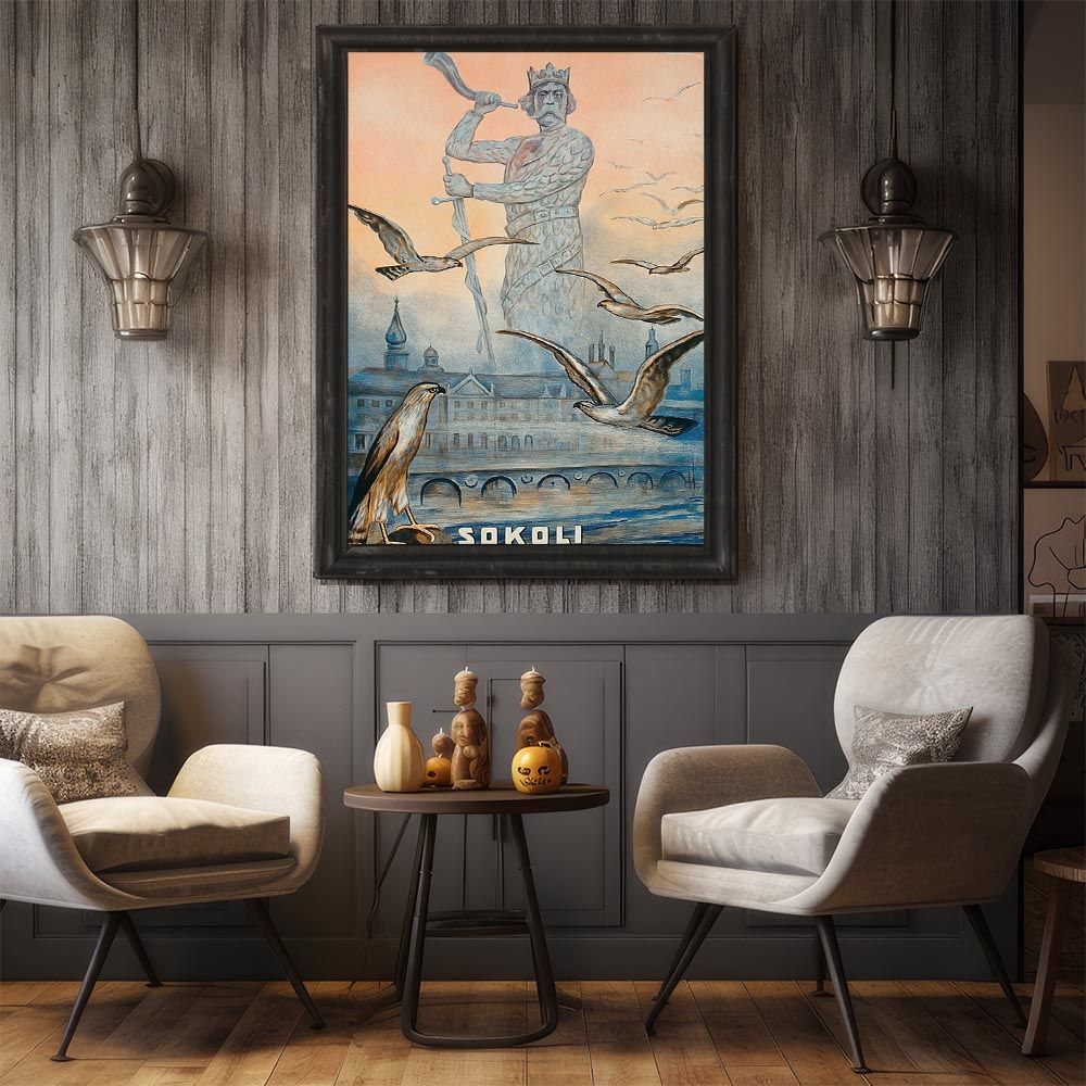 B4サイズ（約25x36cm）】【bn-poster-1537】超古いポスター 復刻 絵画