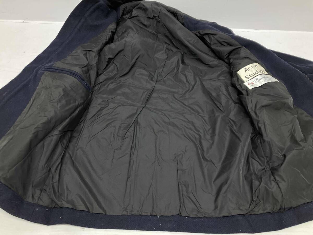 ACNE STUDIOS アクネ ストゥディオズ メルトンウールフードコート