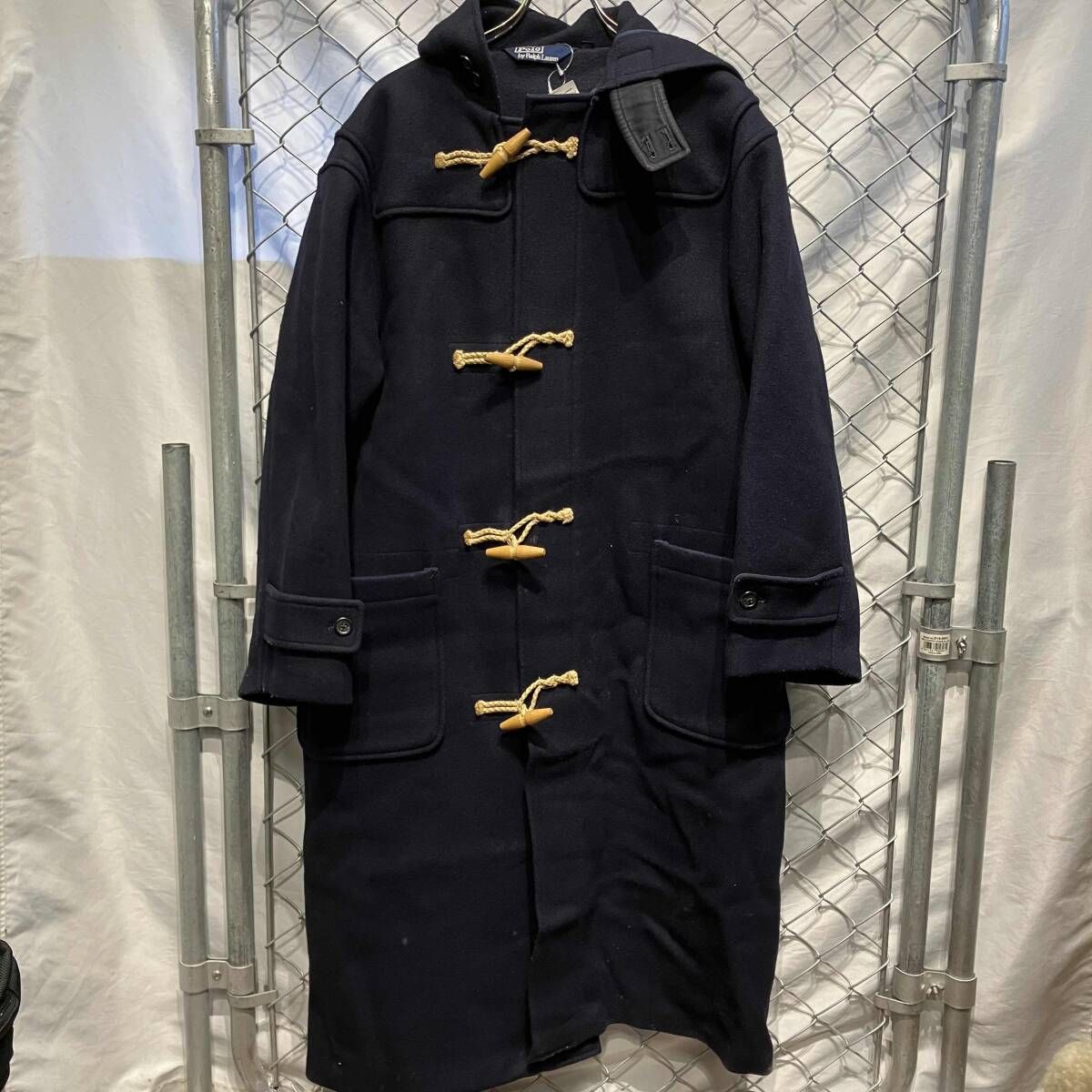 POLO RALPH LAUREN ロング ダッフルコート size L ネイビー ポロラルフローレン