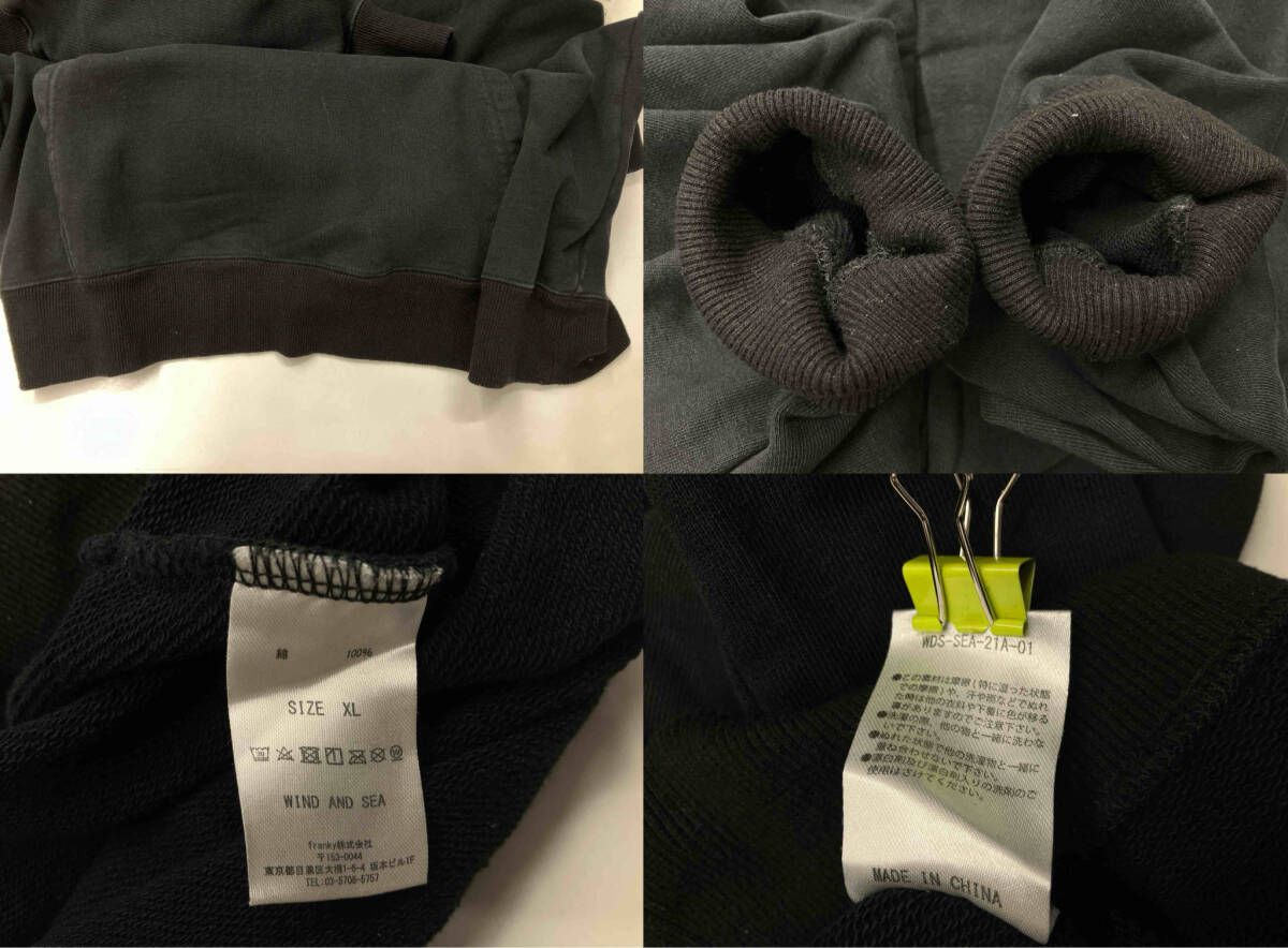 WIND AND SEA ウィンダンシー ブラック パーカー WDS-SEA-21A-01