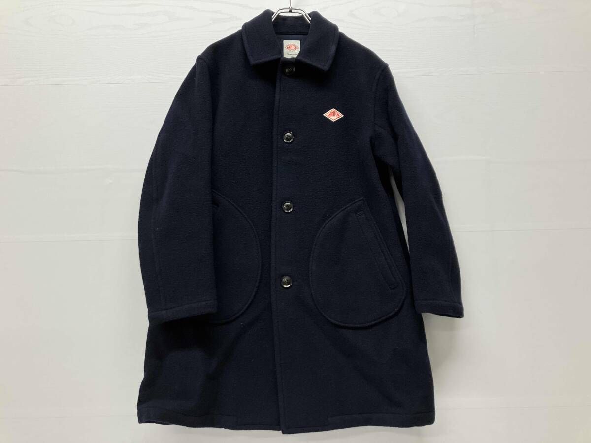 DANTON ダントン ウールモッサ ステンカラーコート ワークコート JD