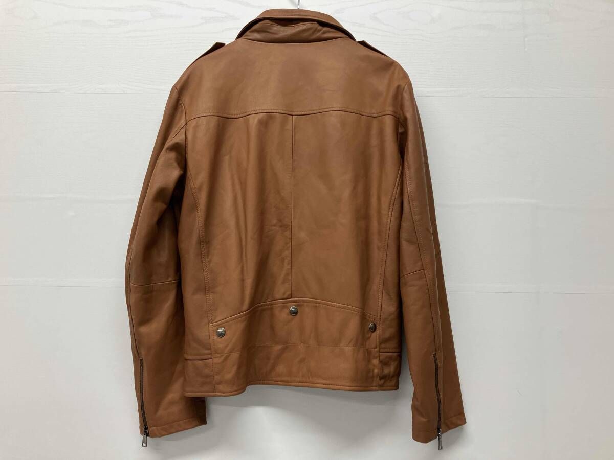 未使用 dacute ダクテ イタリア製 ソフト シープレザー ジャケット 50 中古・古着通販】DACUTE (ダクテ) レザージャケット ブラウン サイズ