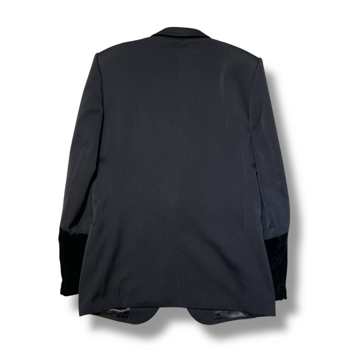 NUMBER N INE tailored jacket ベルベットスモーキングジャケット サイズ3 ブラック ナンバーナイン