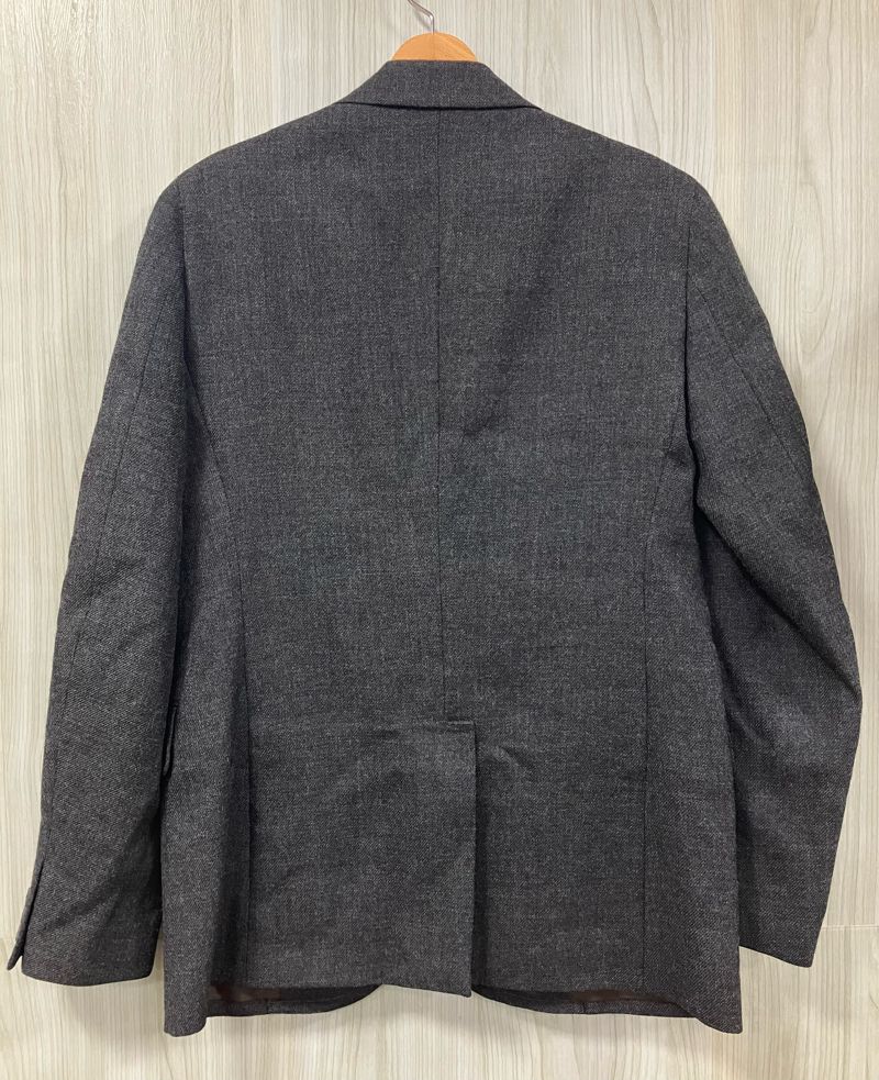 kolor テーラードジャケット 24 SS WOOL JACKET グレー サイズ3 WCM-J 06111